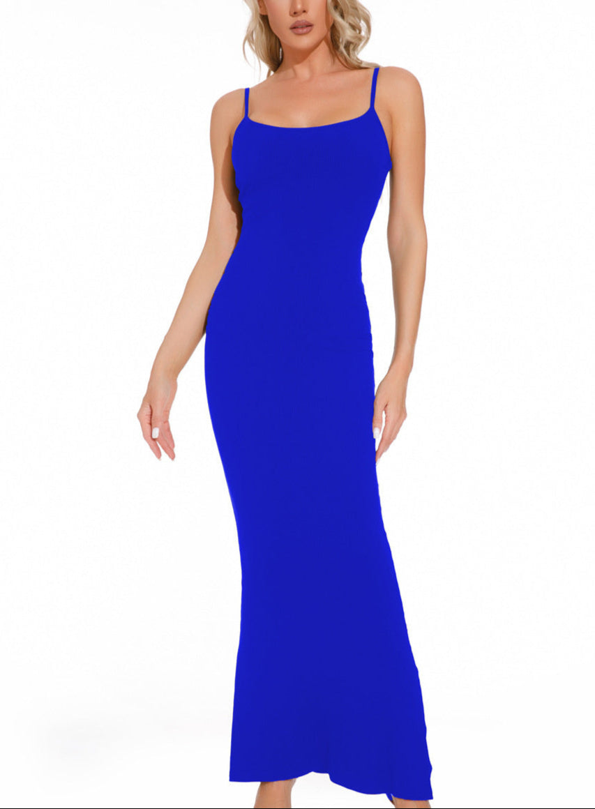 Robe gainante 2-en-1 – Élégance & effet sculptant intégré